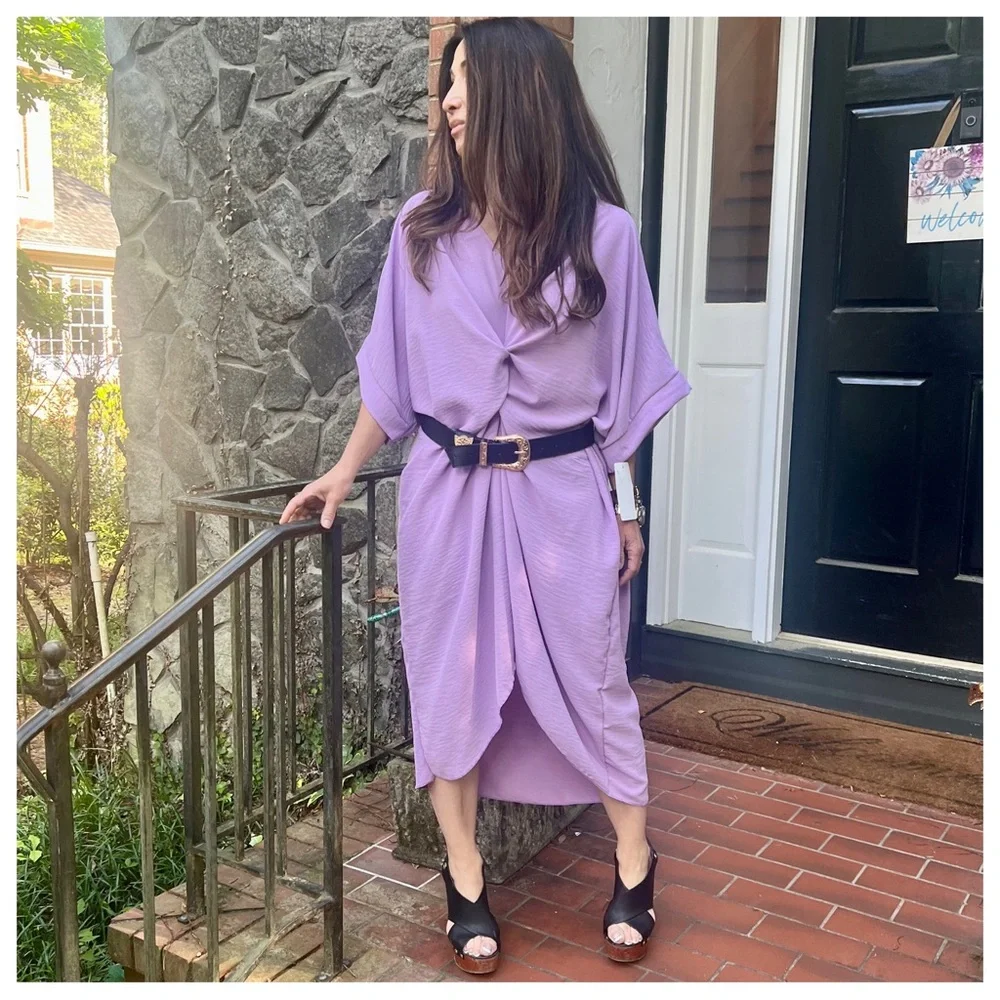 Made in Italy Caftan loose fit dress - Picture 2 of 6